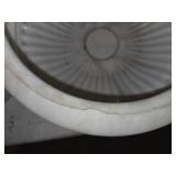VINTAGE - 2 Glass Lamp Shades