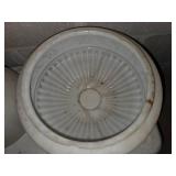 VINTAGE - 2 Glass Lamp Shades