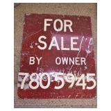 Vintage for sale sign