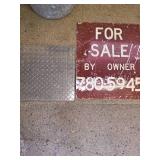 Vintage for sale sign
