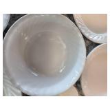 White dishes
