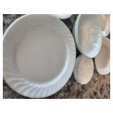 White dishes