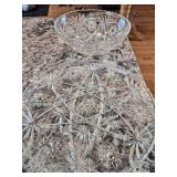 Vintage crystal glassware