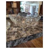 Vintage crystal glassware