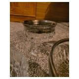 3 Vintage crystal glassware