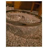 3 Vintage crystal glassware