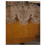 Vintage Diamond Cut Glasses