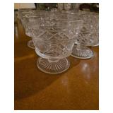 Vintage Diamond Cut Glasses