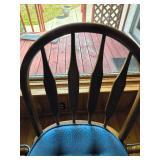 Vintage Wooden Bar Stools with Swivel- Set of 4