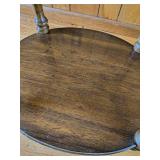 VINTAGE Coffee table with glass top