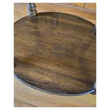 VINTAGE Coffee table with glass top