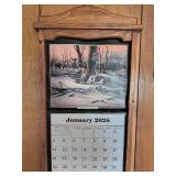 Wooden Calendar Holder