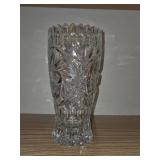 Glass Vase- Cut Crystal Design