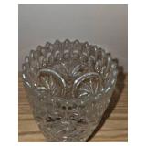 Glass Vase- Cut Crystal Design