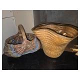 2 Wicker baskets