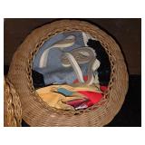 ASSORTMENT of Wicker pieces