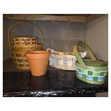 ASSORTMENT of planter bowls