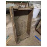 VINTAGE wooden crate