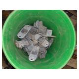 BUCKET of Square post flange bases