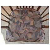 VINTAGE wooden rocking chair with built in cushion