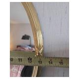 VINTAGE Ornate Oval mirror