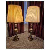 VINTAGE Stiffel Brass Table Lamps - Lot of 2