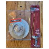 NEW in box, toilet flusher handle & wall thermostat