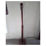 Vintage wooden coat rack