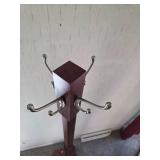 Vintage wooden coat rack