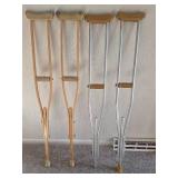 2 Sets of crutches