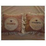 VINTAGE Grandma & Grandpa Pillows