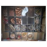 LOT of 3 trays - Variety of fasteners and construction hardware parts