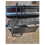 Vintage Cassette Player And Alarm Clock