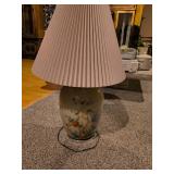 VINTAGE Ceramic Ginger Jar Table Lamp