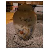 VINTAGE Ceramic Ginger Jar Table Lamp
