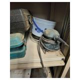 Miscellaneous items and shelf