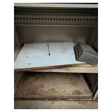 Miscellaneous items and shelf