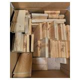 BOX of wood piecse