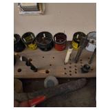 WHOLE WALL!!! Includes Hole saws, circular saw blades, cutting discs
