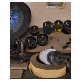 WHOLE WALL!!! Includes Hole saws, circular saw blades, cutting discs