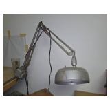 VINTAGE industrial swing-arm drafting lamp