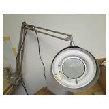 VINTAGE industrial swing-arm drafting lamp