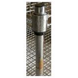 Two Chrome Wire Basket/Shelf Push Carts-NSF Shelf Tech Pro System