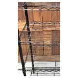 Three Black Wire 4 Shelf Systems - Various Sizes
