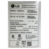LG 26 cu. ft. 33 Inch Wide Bottom Freezer Refrigerator - Stainless Steel