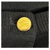 Vintage Burberrys Black Cardigan Sweater - 100% Merino Wool - Made in England
