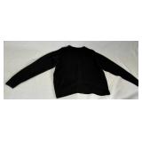 Vintage Burberrys Black Cardigan Sweater - 100% Merino Wool - Made in England