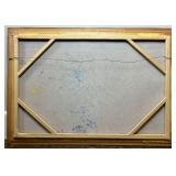 Framed Oil Painting on Canvas- Chinese Lady in Dudou