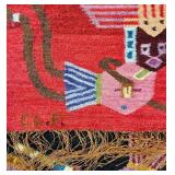 Vintage Peruvian Flatweave Kilim Rug/Tapestry