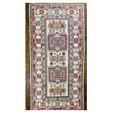 Handmade Turkish Oushak Rug 70" L x 35" W